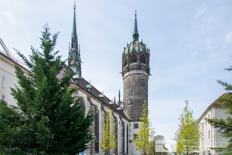 Blick auf die Schloßkirche