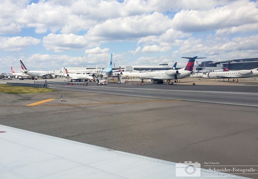 Flug nach New York